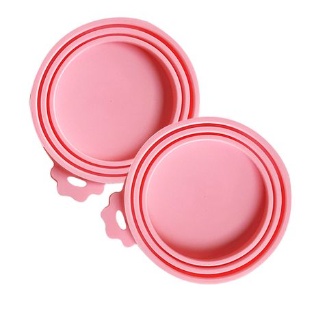 Hestia Silicone Can Cover - 2-Pack - Pink
