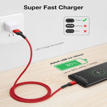Load image into Gallery viewer, JsAUX USB 3.0 Type C 3A 5Gbps Fast Charging USB-A to USB-C 2 Meters
