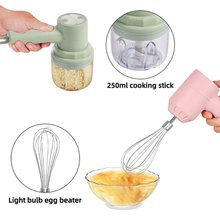 Load image into Gallery viewer, USB Rechargeable Wireless Hand Mixer - White
