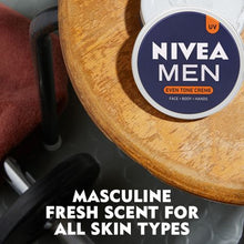 Load image into Gallery viewer, NIVEA Men UV Even Tone Face Cream Tin - 4 x 75ml
