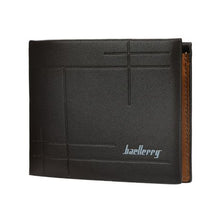 Load image into Gallery viewer, Baellerry Men's Hamilton PU BiFold Wallet Black
