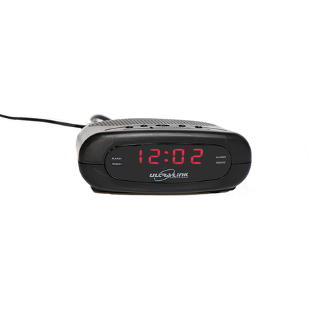 Ultra-Link Digital FM Alarm Clock Radio-2 Alarm Stereo Sound
