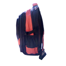 Load image into Gallery viewer, Camel mountain school backpack bag - Black &amp; Red
