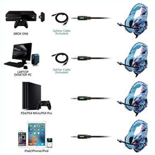 Load image into Gallery viewer, ONIKUMA K1B 3.5mm Stereo Gaming Headset Camo Series - Blue
