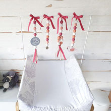 Load image into Gallery viewer, Ruby Melon Dingle Dangle Set - Blushing Flamingo
