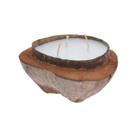 Eco Coconut Bowl Candle with 3 Wicks - Lavender