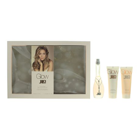 Jennifer Lopez Glow Eau De Toilette 3 Piece Gift Set (Parallel Import) Buy Online in Zimbabwe thedailysale.shop