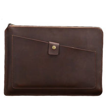 Load image into Gallery viewer, We Love Gadgets 15.4 inch Leather Laptop Sleeve Bag
