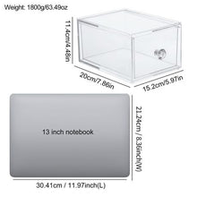 Load image into Gallery viewer, Styleberry Acrylic Stackable Cosmetic Organiser Drawers – 2 Pack
