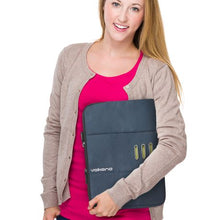 Load image into Gallery viewer, Volkano Laptop Sleeve Latitude Series - 14.1-Inch - Navy/Lime
