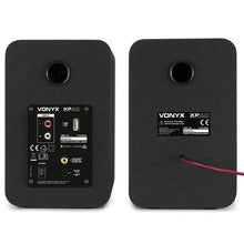 Load image into Gallery viewer, Vonyx XP40 Studio Monitor 4 with USB &amp; Bluetooth Pair Black
