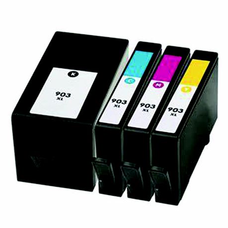 Compatible HP 903 XL combo set - B/C/M/Y Buy Online in Zimbabwe thedailysale.shop