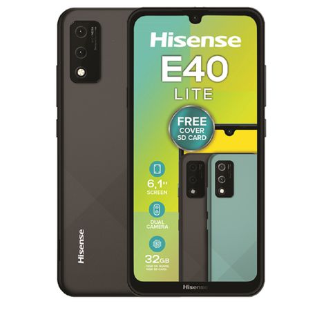 Hisense Infinity E40 Lite 32GB Single Sim - Charcoal Buy Online in Zimbabwe thedailysale.shop