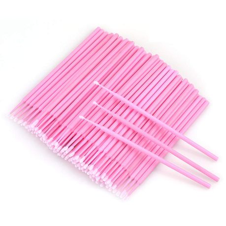 iMbali 100 Piece Disposable Micro Applicator Brush (head dia: 1,0mm)