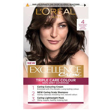 Load image into Gallery viewer, LOreal Excellence Creme 4 Natural Dark Brown
