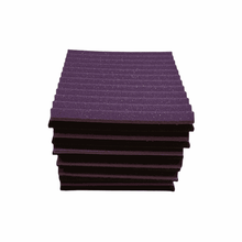 Load image into Gallery viewer, 2.5cm Wedge Acoustic Sound Foam Panels - PurpleBlack - 12 Pack
