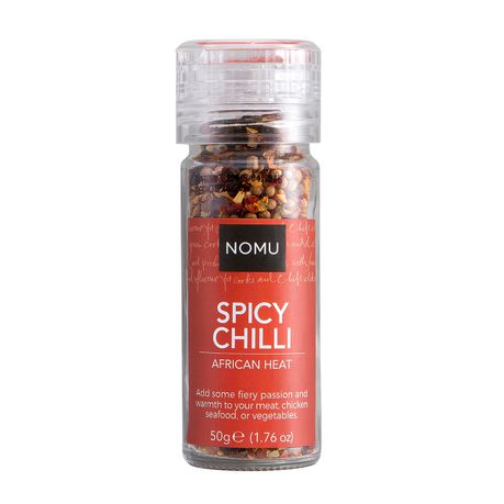 NOMU Spicy Chilli Seasoning Grinder 55g Buy Online in Zimbabwe thedailysale.shop
