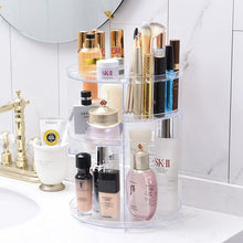 Load image into Gallery viewer, Fashionable Rotating Cosmetics Storage Box Rack
