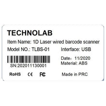 Load image into Gallery viewer, Wired Laser Barcode Scanner for Point Of Sale - USB Interface
