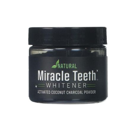 Miracle Teeth Whitener with Activated Coconut Charcoal Powder Buy Online in Zimbabwe thedailysale.shop