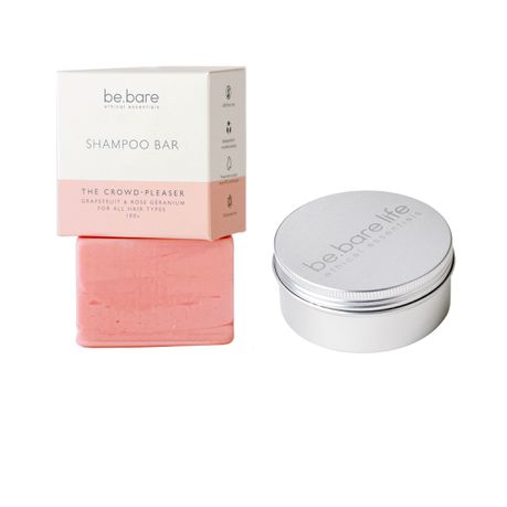 Be.Bare The Crowd - Pleaser Shampoo Bar 100g – Travel Set