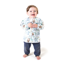 Load image into Gallery viewer, Trendlings Long Sleeve Waterproof Bib - 6-18months - Safari
