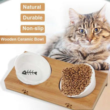 Load image into Gallery viewer, Ceramic Pet Bowl Set
