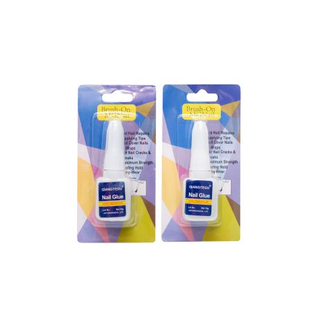 False Nails/Brush on Nail Glue - Pack of 2 Buy Online in Zimbabwe thedailysale.shop