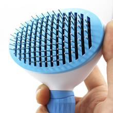 Load image into Gallery viewer, Stainless Steel Needle Automatic Cleaning Pet Brush Pet Hair Remover
