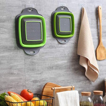 Load image into Gallery viewer, Collapsible Colander 4 Piece Set - Green (4 Piece Value Pack Bundle)
