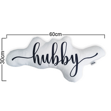 Load image into Gallery viewer, Hubby shaped Scatter Cushion - 30x60cm
