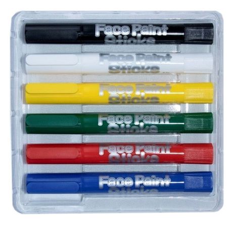 KB Face Paint Sticks 6 Assorted Colours Buy Online in Zimbabwe thedailysale.shop