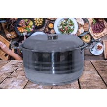 Load image into Gallery viewer, 6 Piece Stainless Steel Complex Bottom Pot Set - 26/28/30cm Pots &amp; Lids
