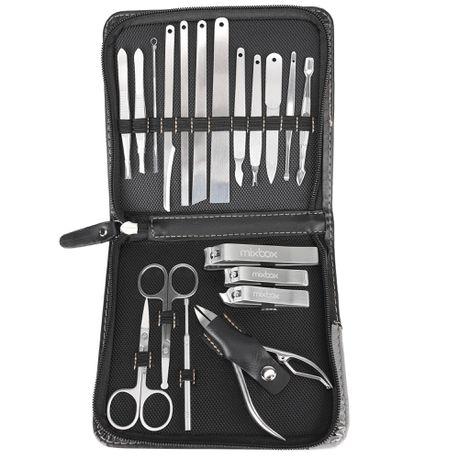 19 In 1 Stainless Steel Beauty Nail Clipper Set Nail Pedicure Set