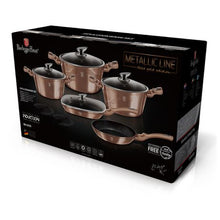 Load image into Gallery viewer, Berlinger Haus 11-Piece Marble Coating Cookware Set - Rose Gold
