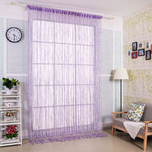 Load image into Gallery viewer, Matoc String Curtain - Purple with Silver Specks 2 Pack
