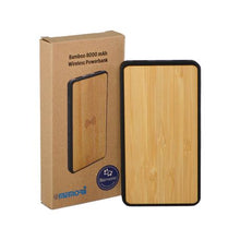 Load image into Gallery viewer, @memorii - Askas 8000 Mah Bamboo Wireless Powerbank
