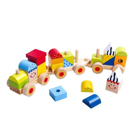 Nuovo Wooden Stacking Train Buy Online in Zimbabwe thedailysale.shop
