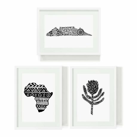 3pc South African Heritage Art Print Bundle