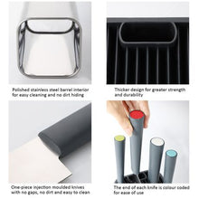 Load image into Gallery viewer, Index Chopping Board &amp; Kitchen Knife Set With Sharpener

