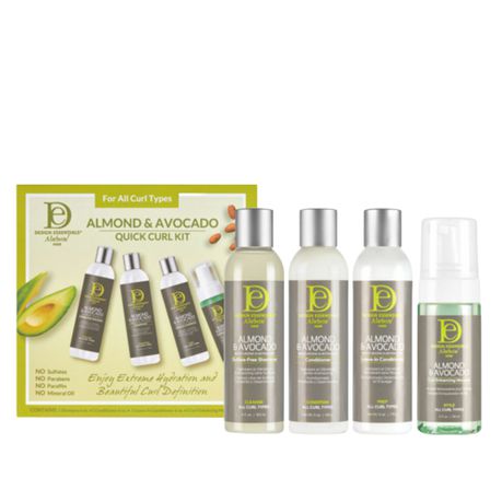 Design Essentials Almond & Avocado Quick Curls Kit Buy Online in Zimbabwe thedailysale.shop