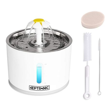 Reptronic Cat/Dog Pet Drinking Water Fountain/Spring with Cleaning Kit Buy Online in Zimbabwe thedailysale.shop