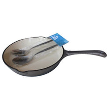 Load image into Gallery viewer, LMA Branded 7 Piece Cast Iron Cookware Set &amp; Two Piece Utensil Set - Grey
