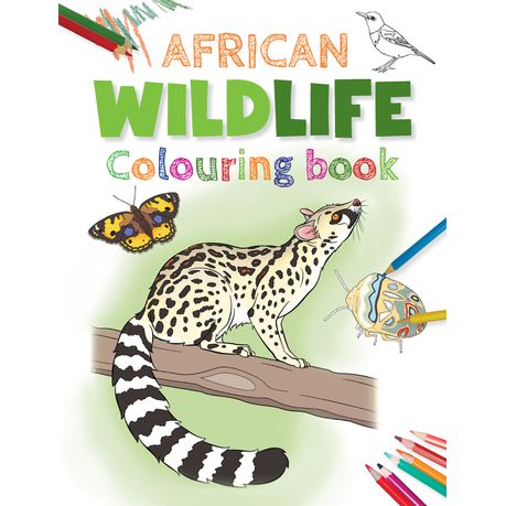 African Wildlife Colouring Book (Read, Colour and Keep Bind-up) Buy Online in Zimbabwe thedailysale.shop