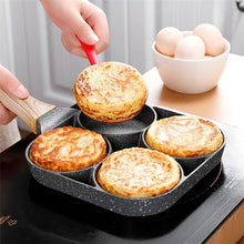 Load image into Gallery viewer, 4-Hole Multipurpose Omelet &amp; Burger Non-Stick Frying Pan
