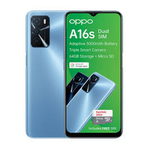 Load image into Gallery viewer, Oppo A16s Dual Sim 64GB + 64GB SD Card - Pearl Blue

