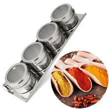 Load image into Gallery viewer, 4 Piece Magnetic Spice Stand
