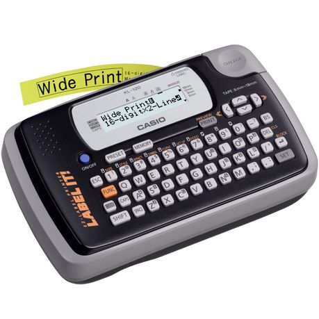 CASIO KL-120-W Home and Small Office Label Printer