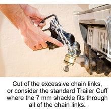 Load image into Gallery viewer, Trailer Cuff Plus Lock Trailer Lock
