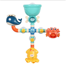 Load image into Gallery viewer, Baba Jay Bath Toys - Pipes with Animals
